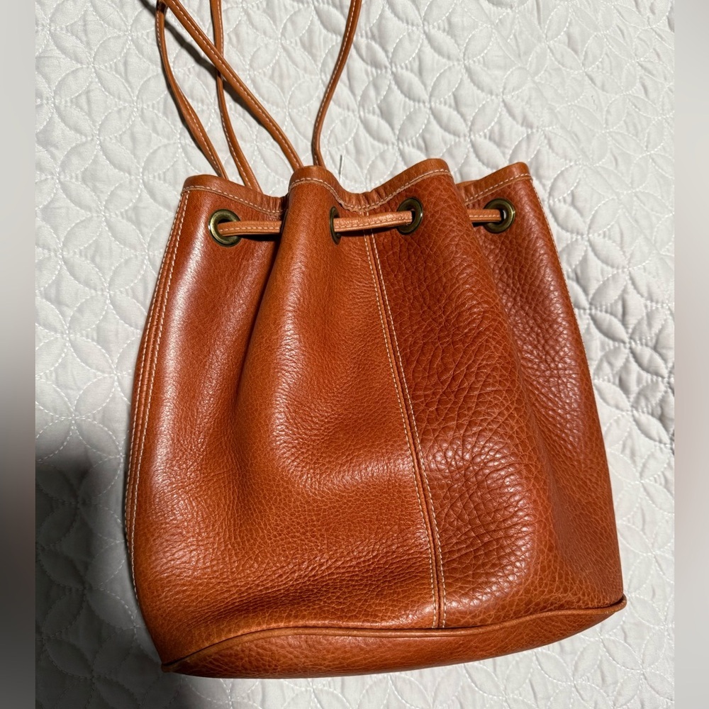 American Apparel original bucket backpack leather bag